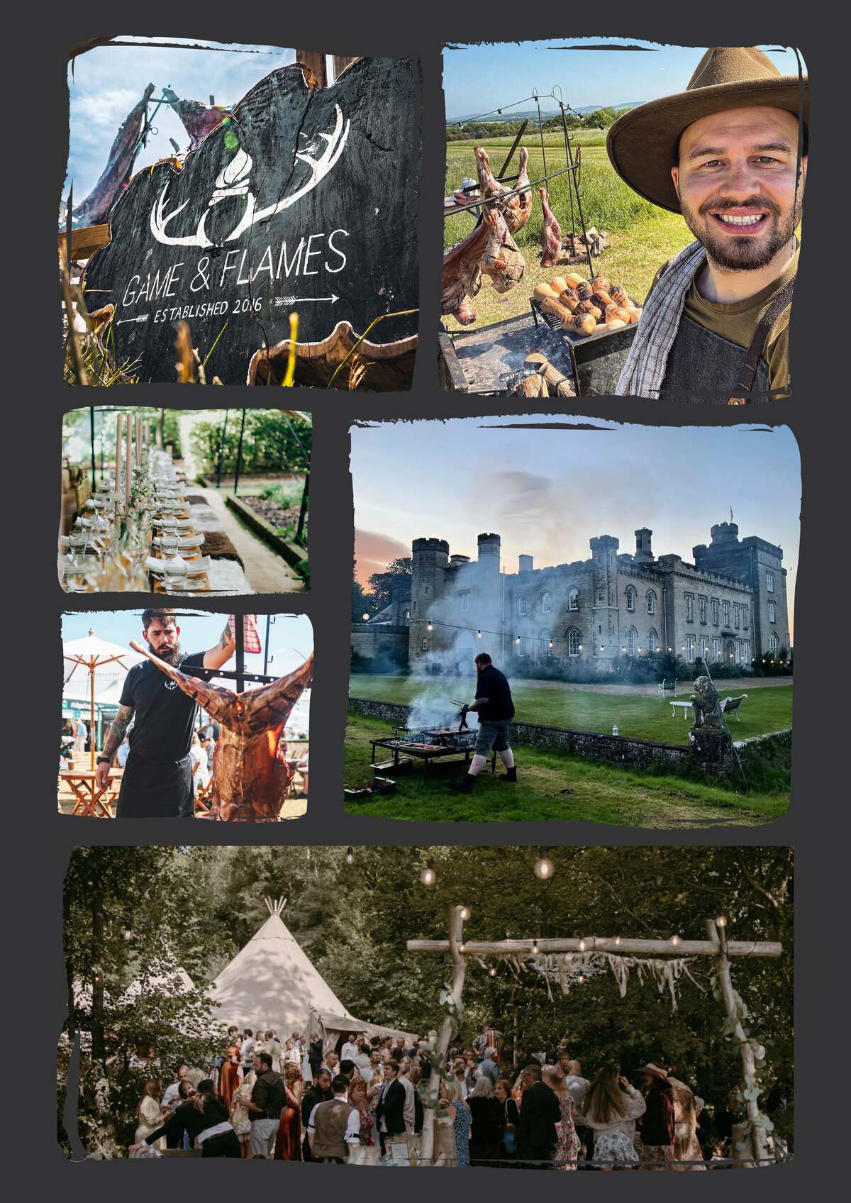 Game and Flames at premium venues across the UK