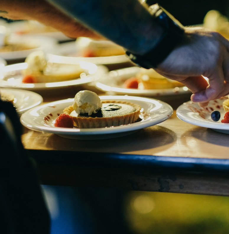 Artisan canape boards for private dining